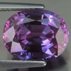 LOVELY   4,.90CT  OVAL SHAPED PURPLE SAPPHIRE