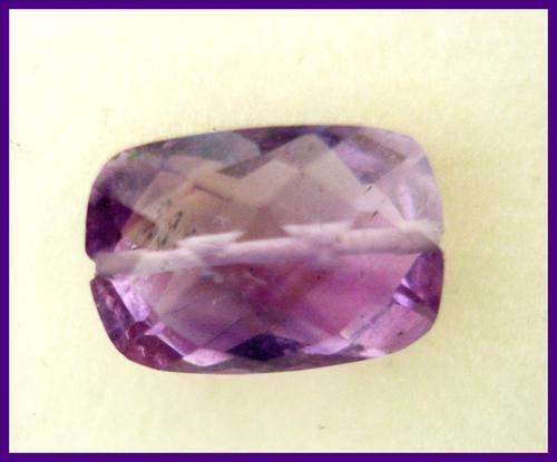 LILAC AMETHYST  3.42   DRILLED   AS PER  PICTURE