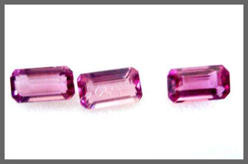 DUSKY PINK   TOURMALINES  (3)   1.06 CT