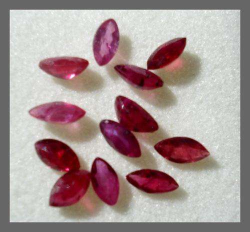 NATURAL SRI LANKA RUBIES 1.25  CT   MARQUIS CUT