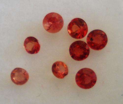 STUNNING  SMALL RED SONGEA SAPPHIRES -   0.430CT