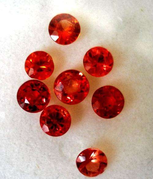 STUNNING  RED SONGEA SAPPHIRES -   1.23 CT