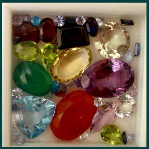 AWESOME LOT OF MIXED GEMS 34.85 CT - TOPAZ, AMETHYSTS ETC