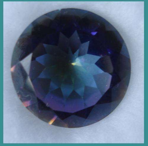 AMAZING  MYSTIC QUARTZ ROUND GEMSTONE   12.5 CT