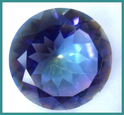 BEAUTIFUL   MYSTIC QUARTZ ROUND GEMSTONE   12.70 CT