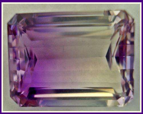 LOVELY  AMETRINE   28.97 CT   PURPLE AND WHITE