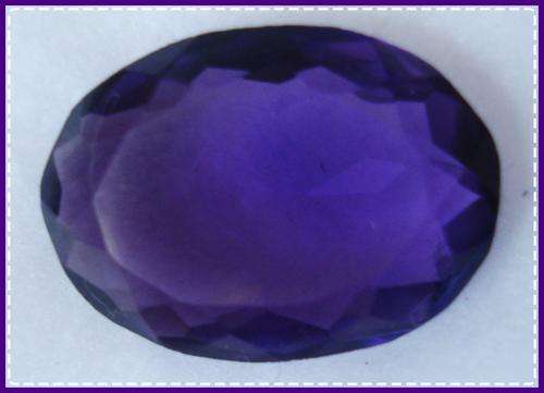LOVELY ROYAL PURPLE OVAL AMETHYST - URAGUAY  8.38CT