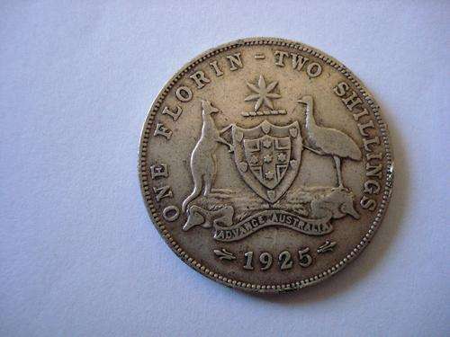 SILVER - 1925 AUSTRALIAN FLORIN