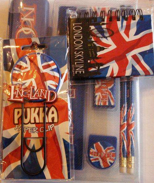 LONDON  STATIONARY SETS- NOTEBOOK,PENCILS, ETC ETC
