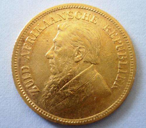 1895 GOLD HALF KRUGER POND