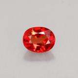 BRILLIANT GLITTERING ORANGE SAPPHIRE.  WEIGHT 3.48ctCTS    HIGH VALUE ITEM!