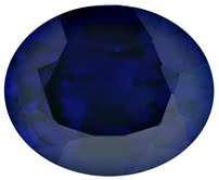 GISA CERTIFIED -STUNNING  VIVID DARK BLUE SAPPHIRE.  WEIGHT 1.20ct    HIGH VALUE ITEM!