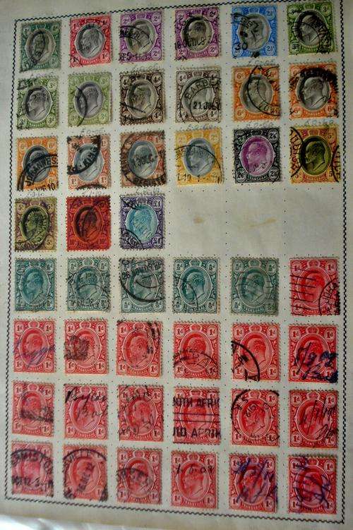 TRANSVAAL STAMPS - SELECTION OF 45 STAMPS FROM 1902-1903