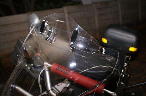 Aerotrim  Motorcycle Wind Deflector Screen