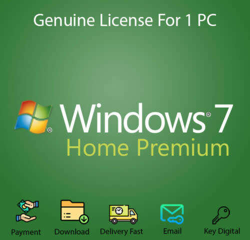 Microsoft Windows 7 Home Premium (32/64 bit) Product Activation Key
