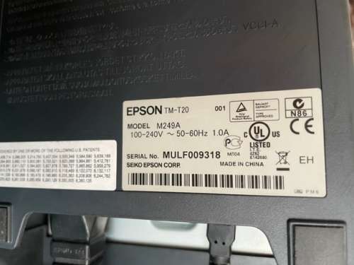 Epson TM-T20 Thermal printer 80mm