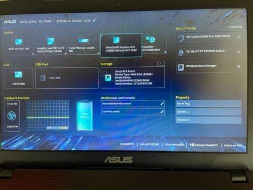 ASUS FX553VD Gaming laptop