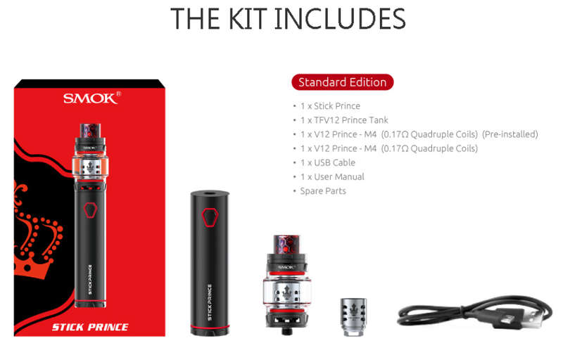 Smok Stick Prince (Gold) *Hot Sale* Vape Starter Kit