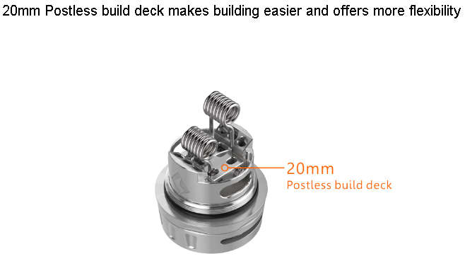 Geekvape Ammit Dual Coil Version RTA (Black)  Vape - Black Friday Sale
