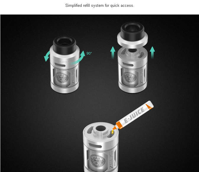 GeekVape Zeus RTA (Gunmetal) *CRAZY SALE* Vape