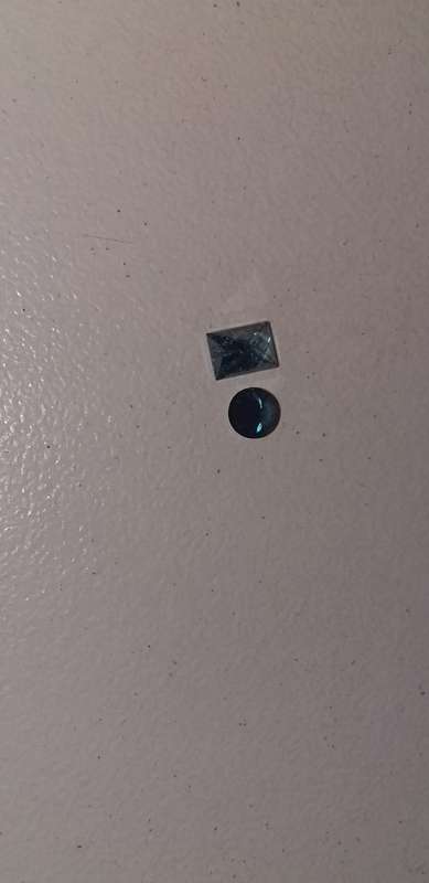 Sky blue diamonds