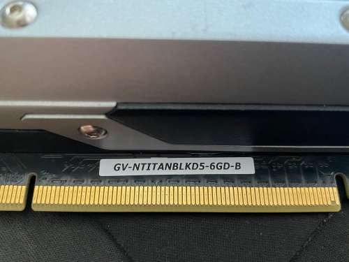 GIGABYTE GTX TITAN Black 6GB GDDR5 384bit Graphics Card