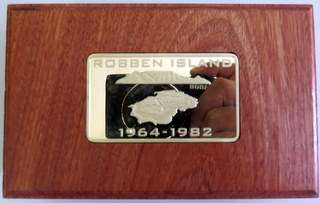 Mandela 1/2 oz Robben Island Gold Medallion (Price reduced)
