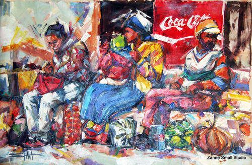 "Seated at the Shops" by Mind Shana