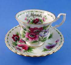 Royal Albert Flower of the Month - March