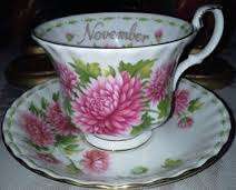 Royal Albert Flower of the Month - November