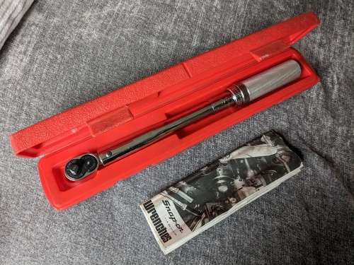 Snap-on 3/8` drive Torque Wrench QJR2100E 15 to 100 ft.lbs