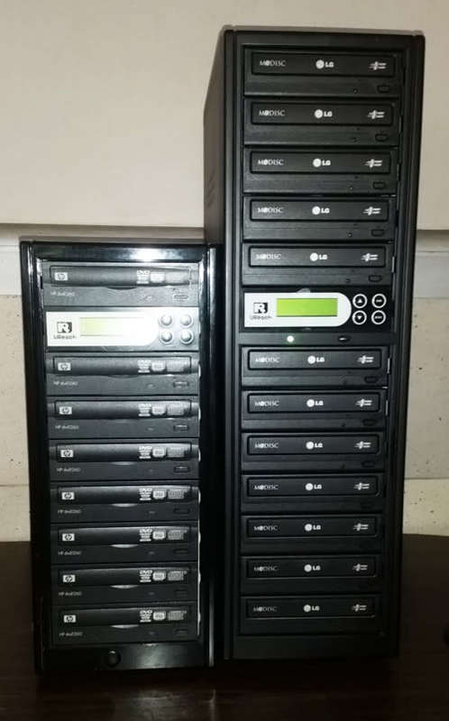 2 x CD/DVD DUPLICATORS - 1x7, 1x11 - BOTH FOR ONE LOW PRICE!
