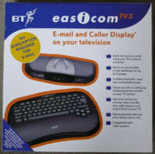EMAIL ON YOUR TV - BT EASICOM TV3