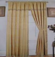 BEAUTIFUL GOLD CURTAINS - 3m x 2m