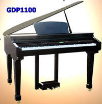 ClaviTech GDP1100 Mini Grand Digital Piano - Ideal for a small flat or townhouse!