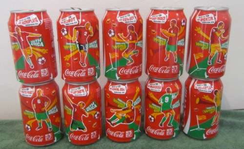 Complete Coca Cola Can Set - FIFA World Cup 2010 - CELEBRATIONS