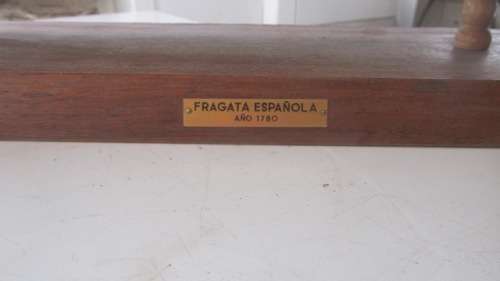 Vintage, collectable, large "Fragata Espanola Ano 1780" model ship for restoration