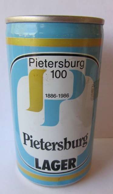 Limited Edition Beer Can : Pietersburg Lager - 1886 to 1986