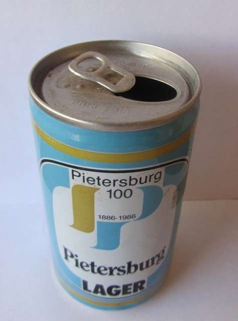 Limited Edition Beer Can : Pietersburg Lager - 1886 to 1986