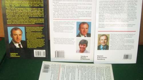 4 books by Clem Sunter -  The Casino Model, Pretoria will provide and other myths and 2 others