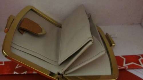 Busby Ostrich Leather Purse