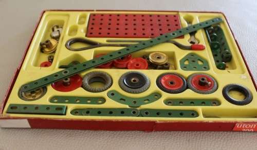 Vintage Meccano 1 Set with Instructions