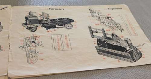 Vintage Meccano 1 Set with Instructions