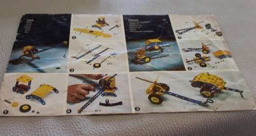 Vintage Meccano 1 Set with Instructions