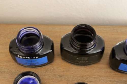Parker Quink - Fountain Pen Ink Refills x3 - all for one bid !!