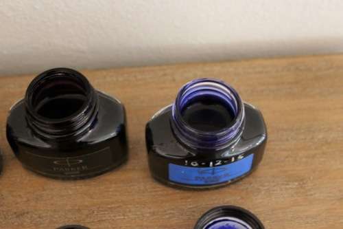 Parker Quink - Fountain Pen Ink Refills x3 - all for one bid !!