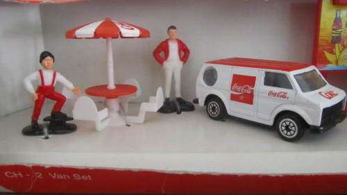 Coca Cola, Coke Brand Toy Vehicles - CH - 2 Van Set