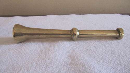 Vintage Brass Pestle and Mortar