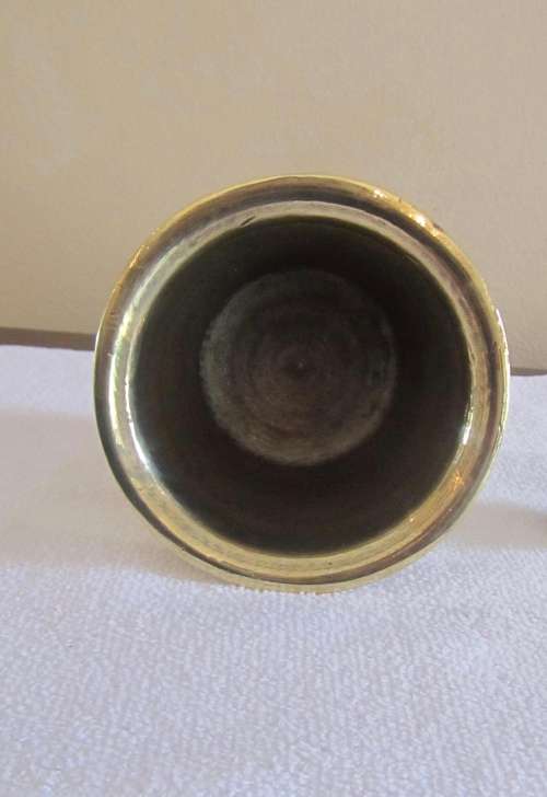 Vintage Brass Pestle and Mortar