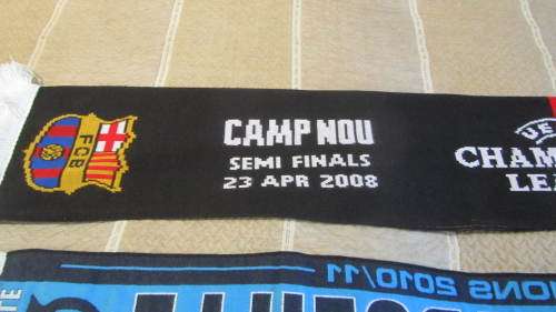 2 x Limited Ediiton Manchester United Scarves - Champions League